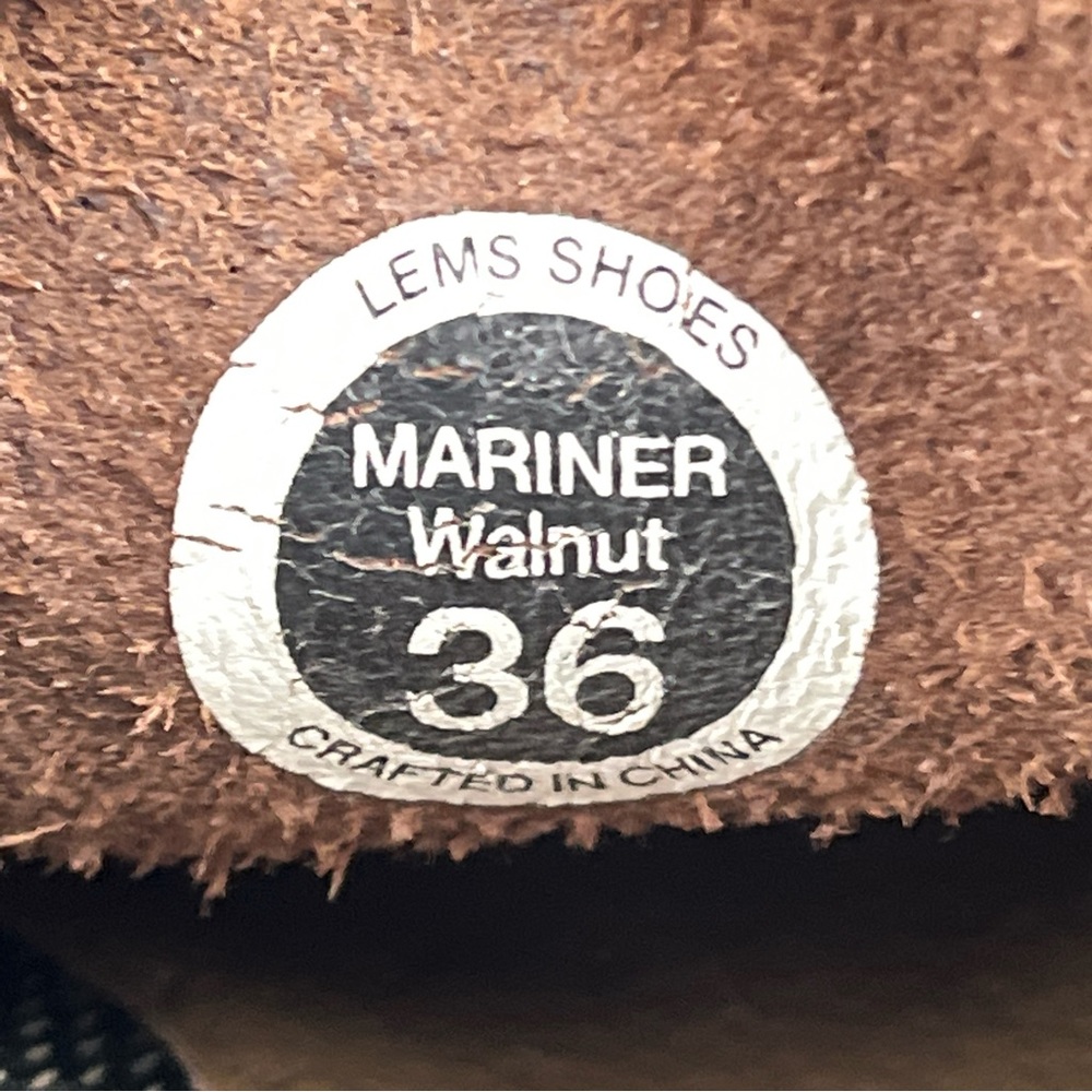 LEMS Mariner Womens Brown Leather Boat Loafers Deck Shoes EU 36 US 6-6.5 - Picture 10 of 10